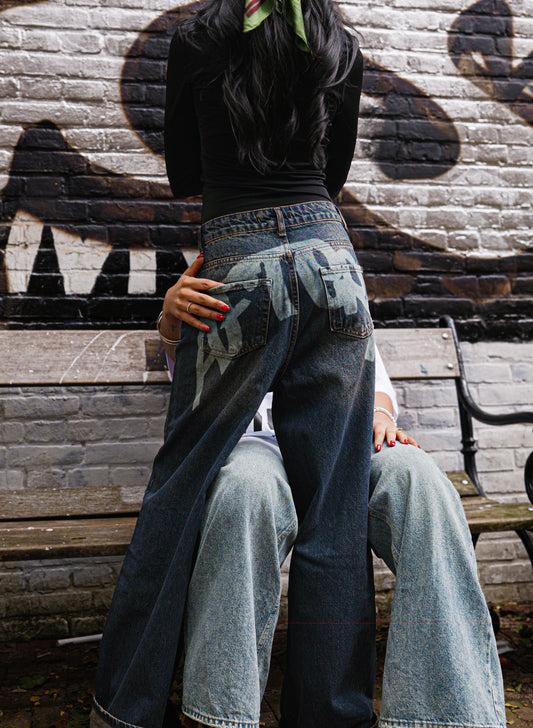 BAGGY JEANS NAVY
